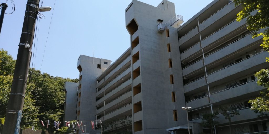 コーポラティブハウス柿生建物北側